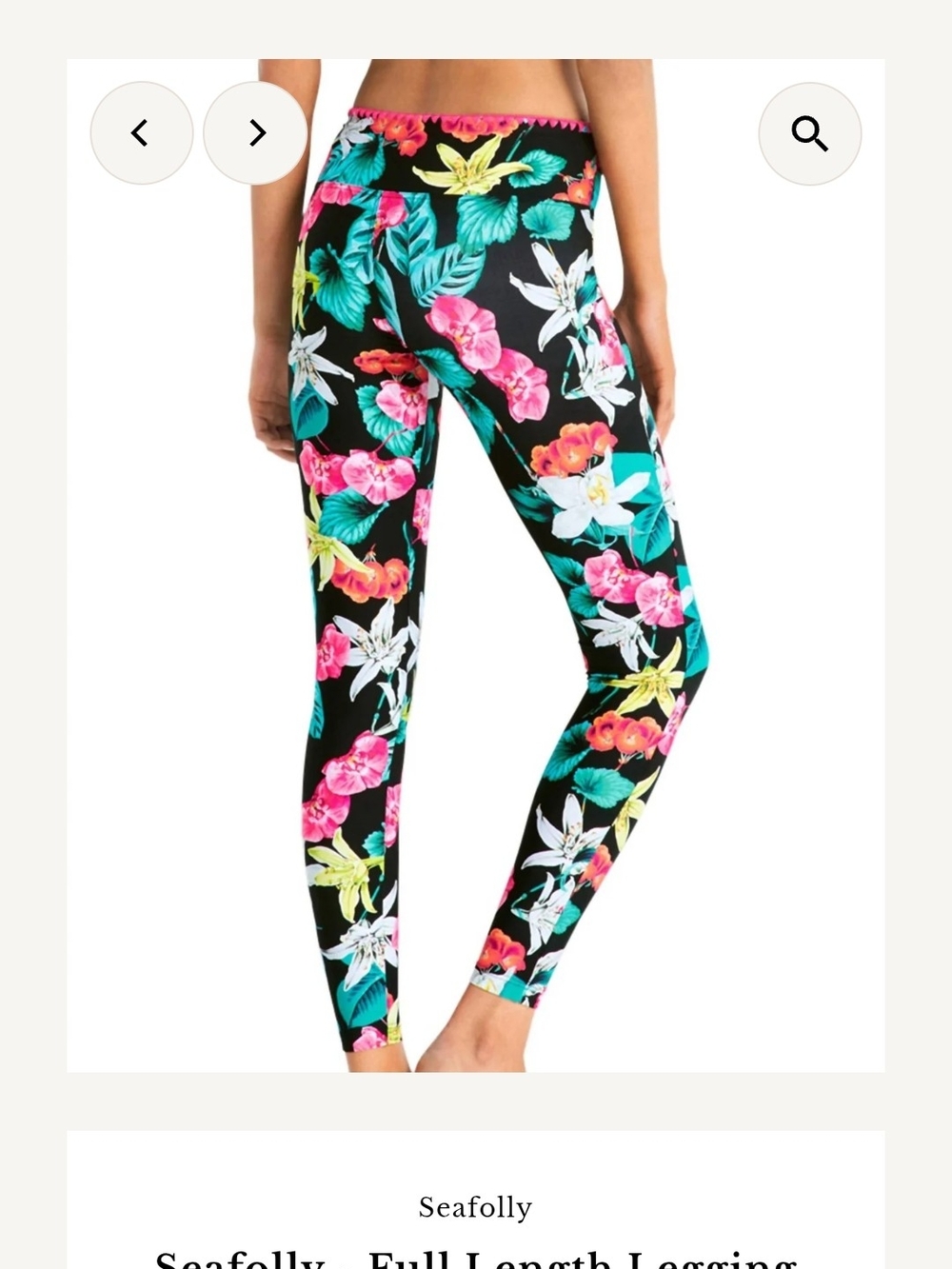 Seafolly Australia Island Vibe Legging Size XL NWT